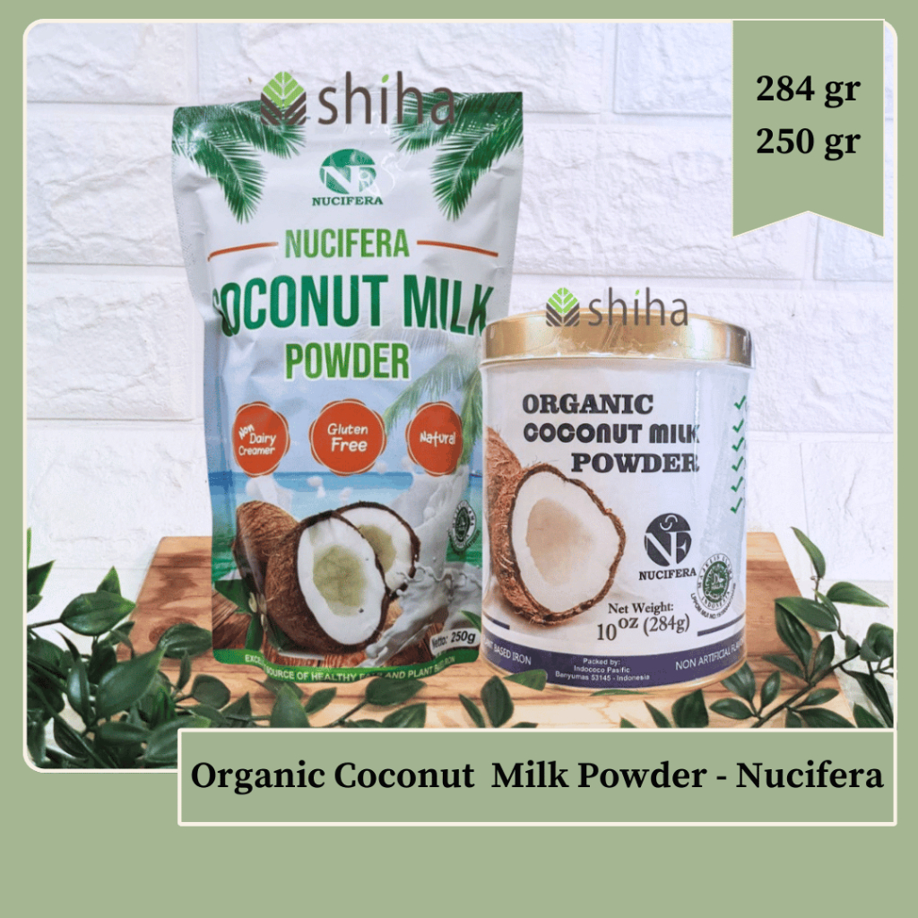 

Nucifera Coconut Milk Powder / Santan Bubuk | Organik | Vegan | Warung Shiha