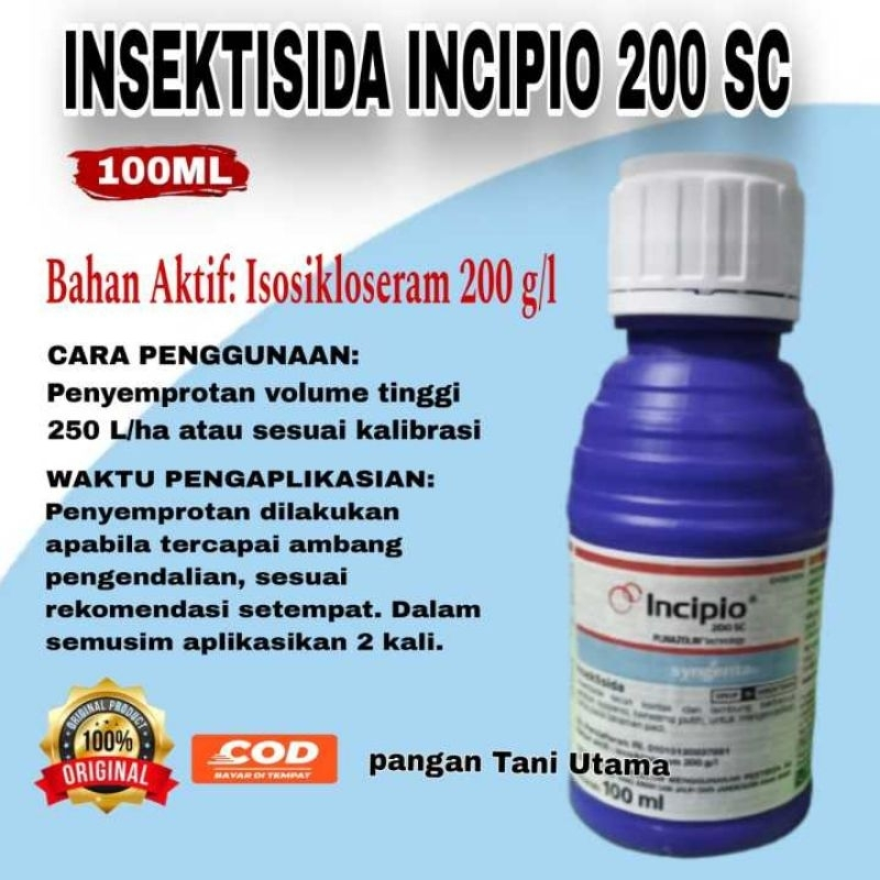 INCIPIO 200 SC INSEKTISIDA / INSEKTISIDA INCIPIO / INCIPIO ORIGINAL
