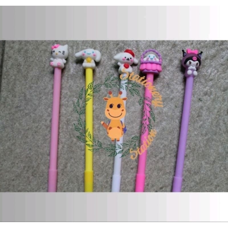 

pulpen lucu/bulpoin karakter sanrio/tinta hitam/kuromi/cinamoroll/pompurin/imut gemas