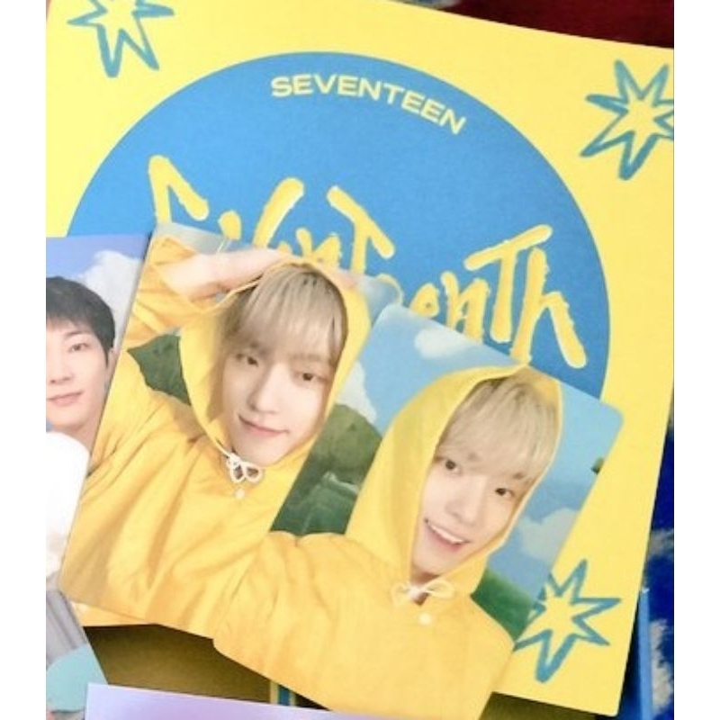 photocard official dino seventeen heaven carat version