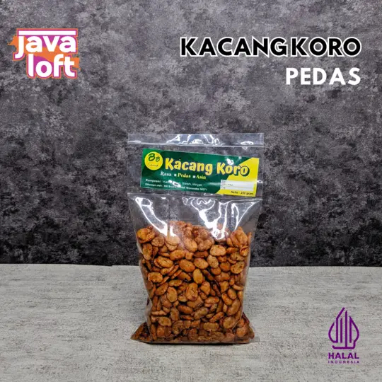 

Kacang Koro BB Snack Cemilan Kacang - Kacangan Khas Wonosobo Enak Gurih Pedas