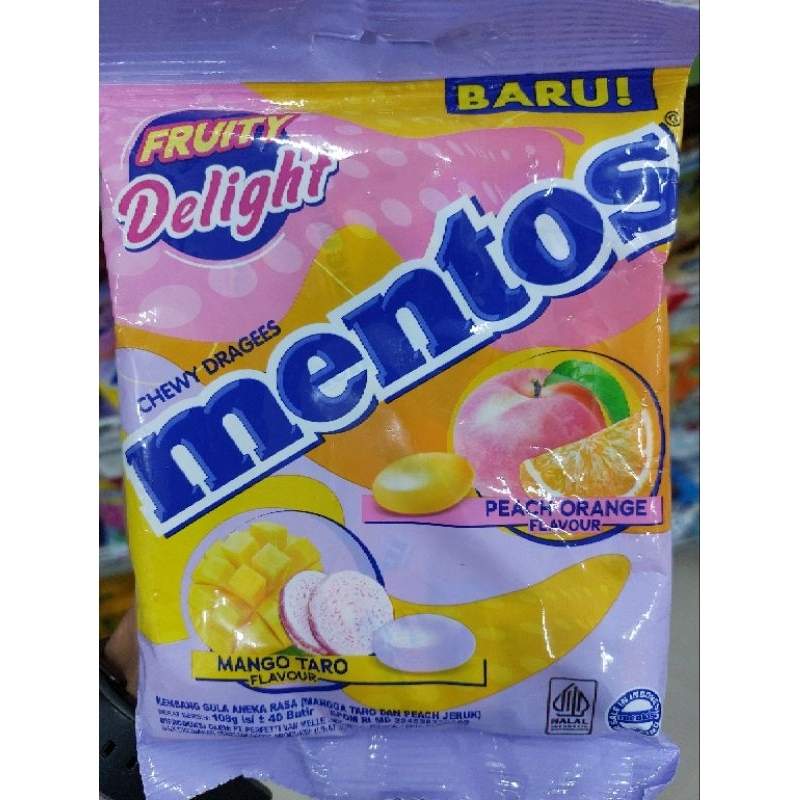 

KZ - permen mentos mango taro 108g kurang lebih 40 butir