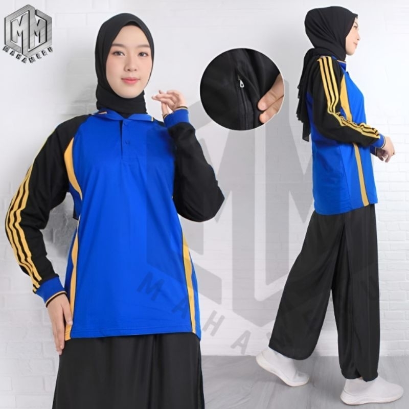 Setelan Olahraga Syar'i / Setelan Rok Celana Syar'i / Seragam Olahraga Muslimah