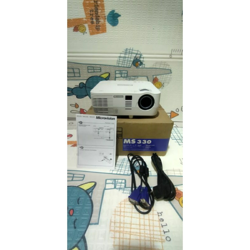 Proyektor Projector Microvision MS330 3200 lumens Kondisi Bekas