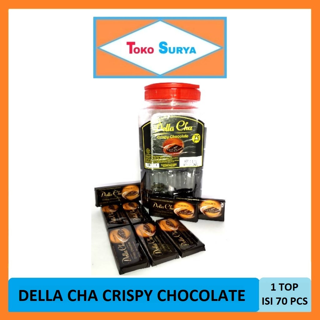 

Della Cha Crispy Chocolate Permen Cokelat Dengan Krispi Beras 910 Gr