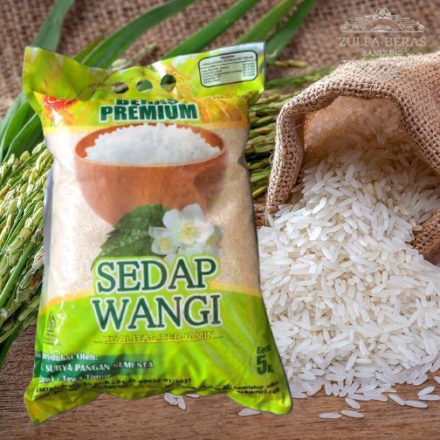 

BERAS SEDAP WANGI 5KG KUALITAS SUPER PREMIUM DAN PULEN