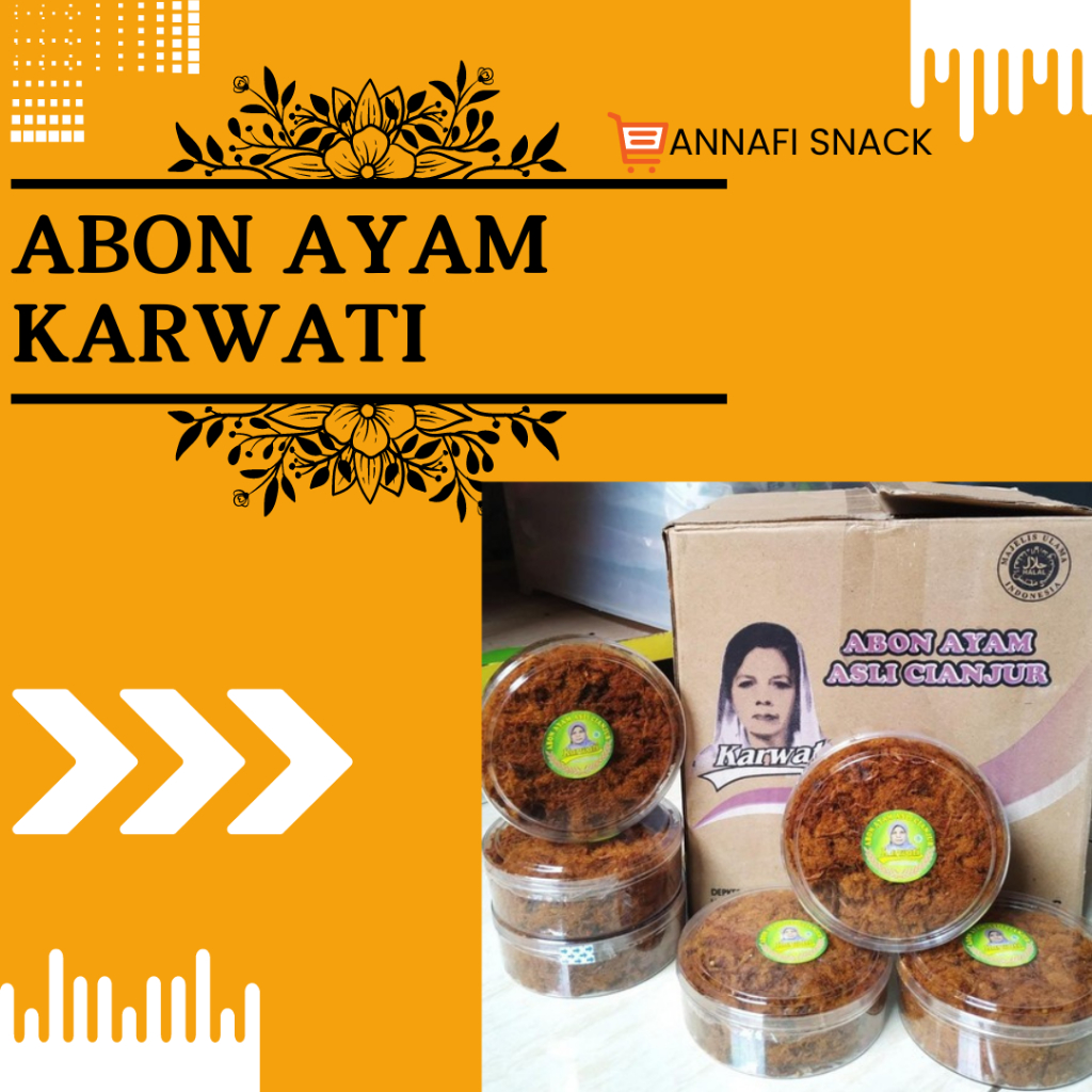 

ABON AYAM KARWATI PREMIUM ASLI CIANJUR