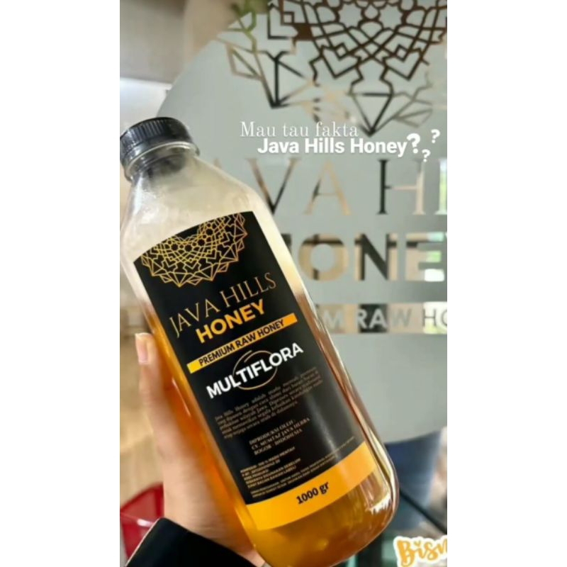 

PREMIUM RAW HONEY JAVAHILLS MULTIFORA 1300 MADU ASLI JAVA HILLS MURNI 100℅
