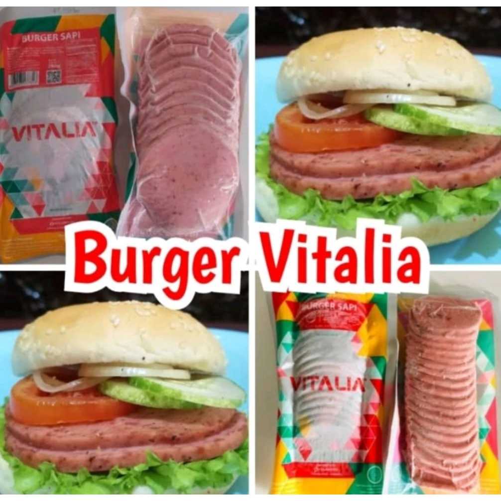 

Vitalia Beef Burger Daging Sapi Isi 10 Berat 250 gr