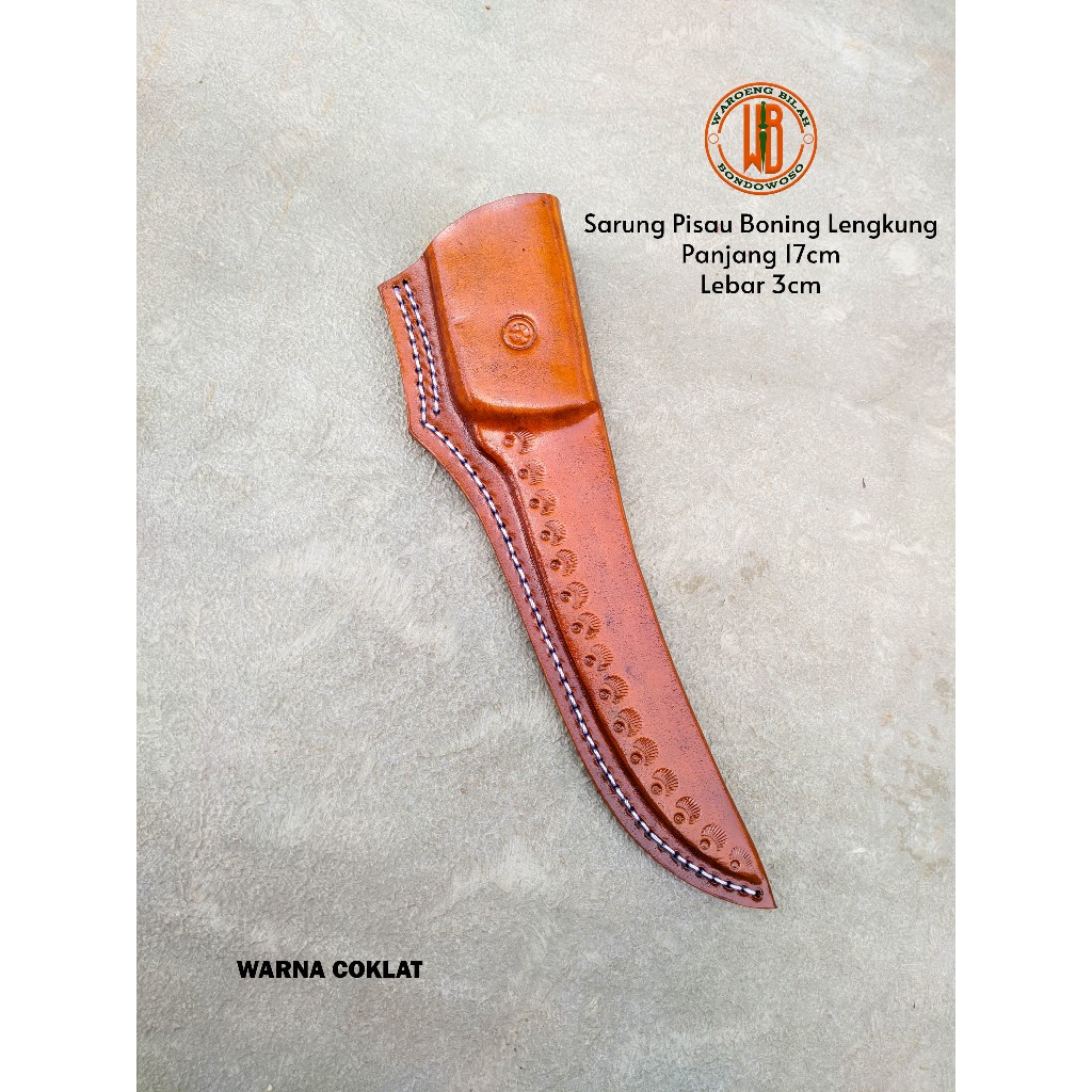 Sarung Pisau Boning 17cm Lengkung