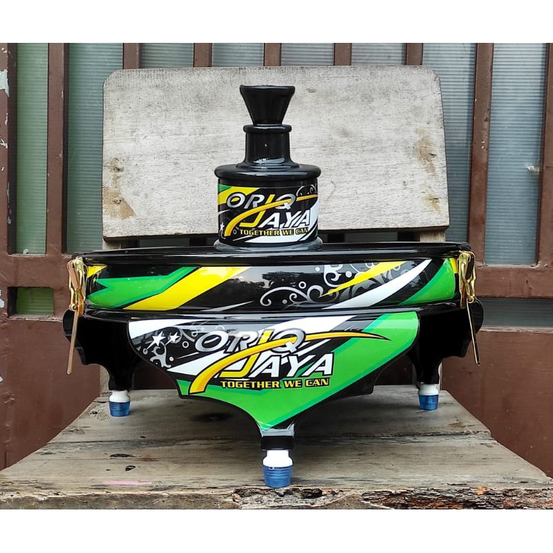 Tebok sangkar lovebird pvc batman semok tebal