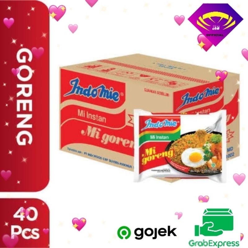 

Indomie Goreng 1 Dus isi 40pcs
