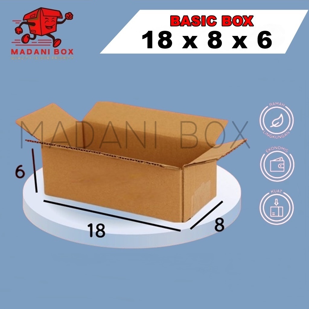 

Kardus Packing 18x8x6 - Kemasan Karton Box Dus Kotak Packaging Termurah