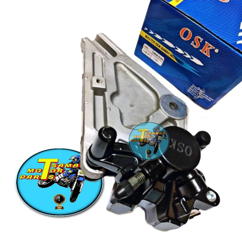 KALIPER REM CAKRAM BELAKANG SET BRAKET SUPRA X 125 BLADE NEW 125 / MASTER REM BELAKANG SUPRA X 125 F