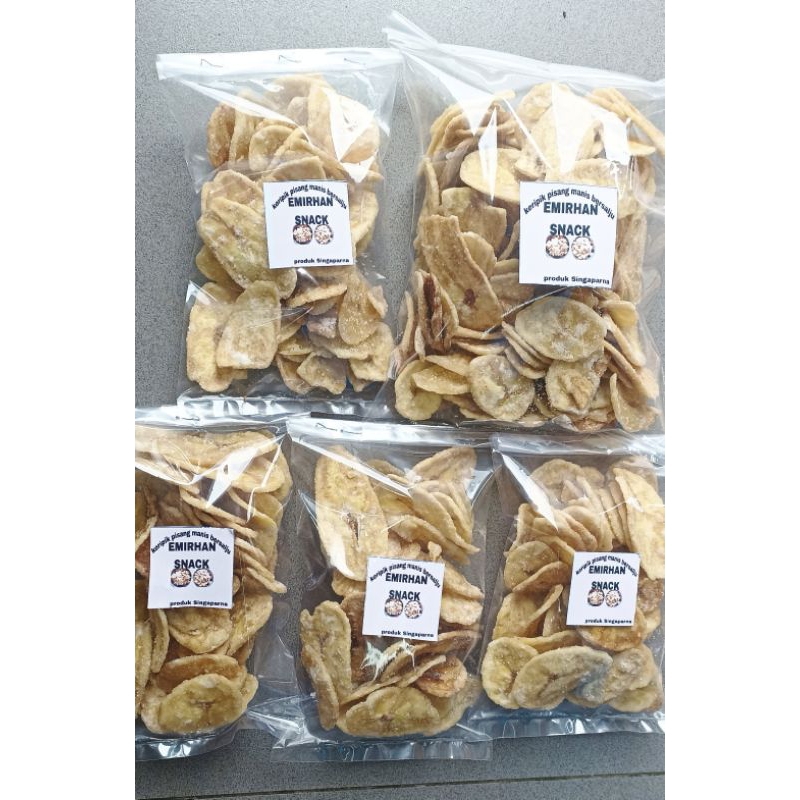 

keripik pisang manis bersalju