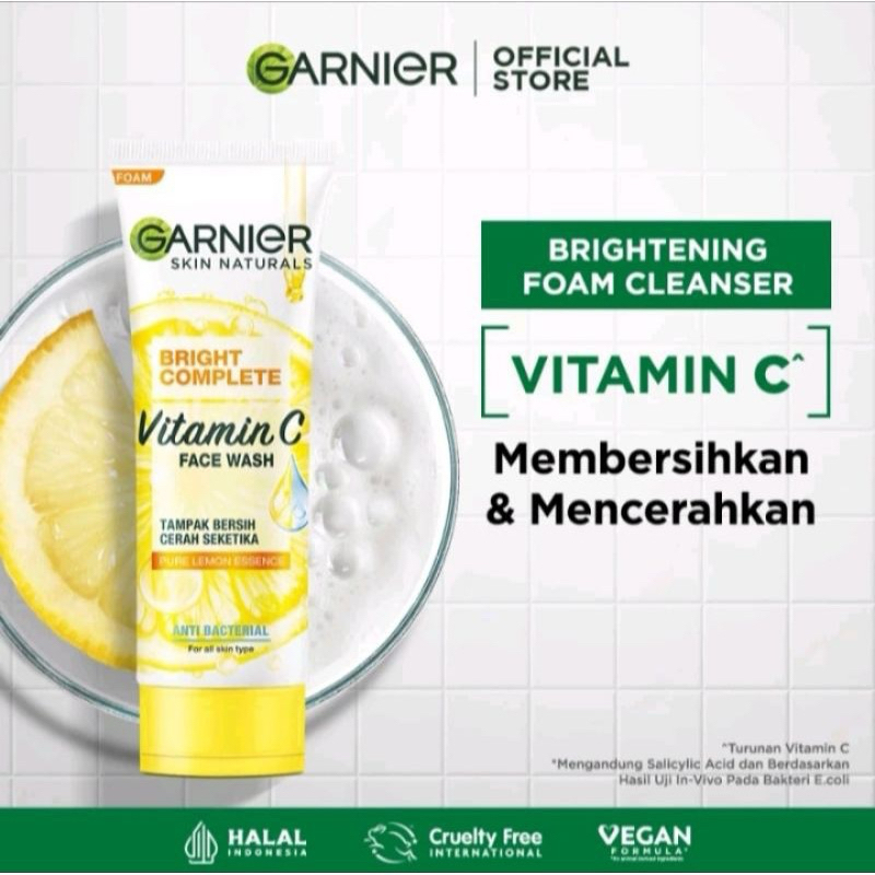 Garnier facial wash 100ml