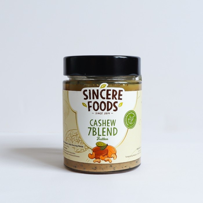

Selai Kacang Mede 7 Blend Cashew Butter by Sincere Foods