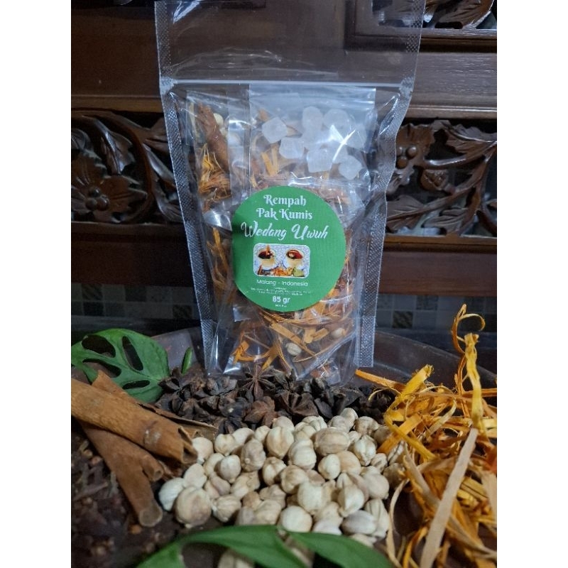 

Wedang Uwuh 10 Pack plus Gula Batu & Habatusauda