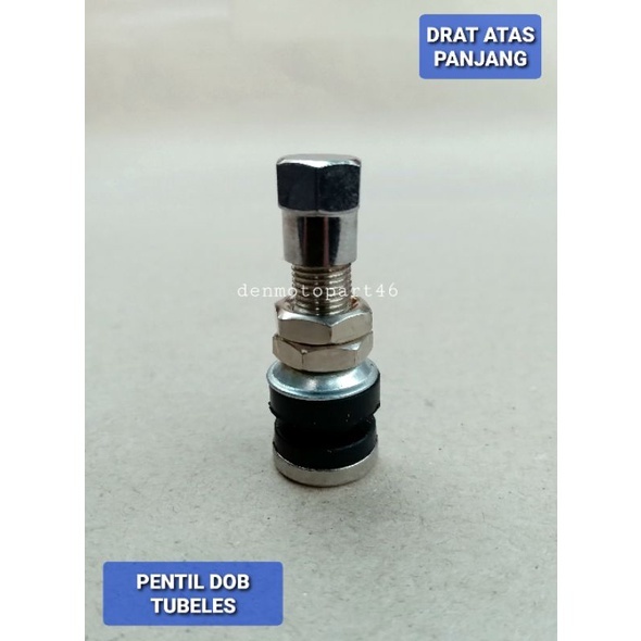 Pentil Dop Besi Crom Ban Tubelesss Tubles [ DRAT ATAS ]