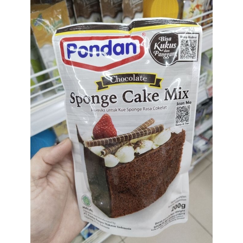 

PONDAN SPONGE CAKE mix 200gr - Premix untuk kue Sponge