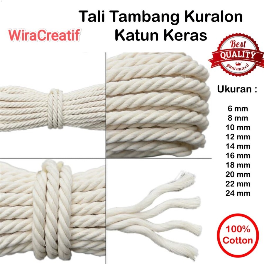 Tali Tambang Besar 12mm Kuralon Tali Tambang Kain