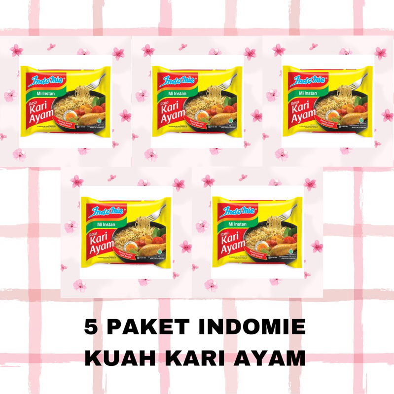 

[PAKET] 5 Indomie Kuah Kari Ayam