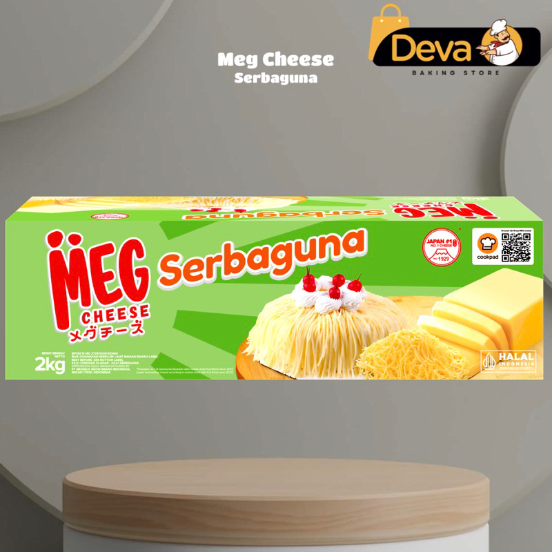 

Meg Cheese Serbaguna - Keju Meg Serbaguna 2kg