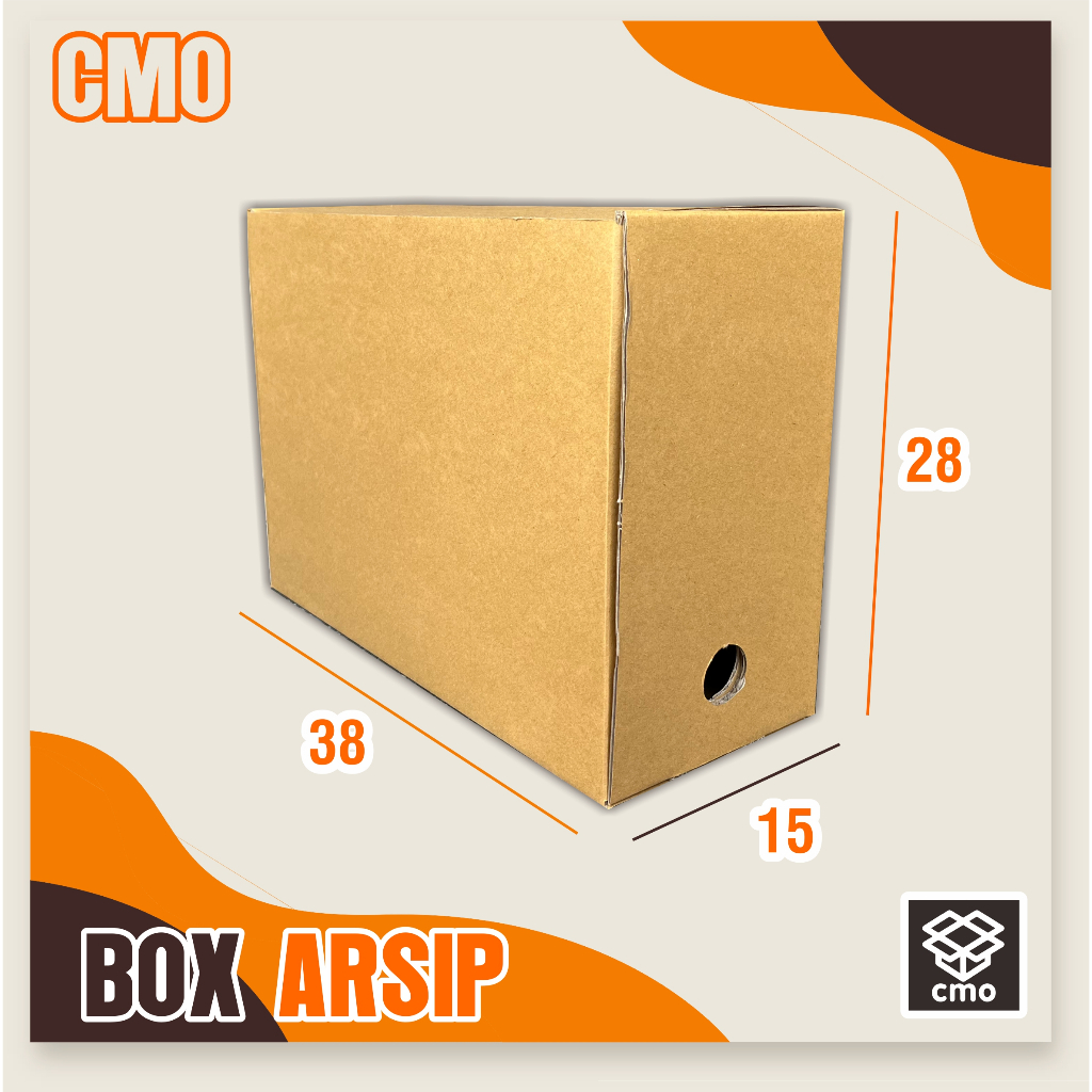 

KARDUS BOX ARSIP 38x15x28 cm arsip / box file / box dokument / Kardus file / / BOX ARSIP polos / BOX FILE
