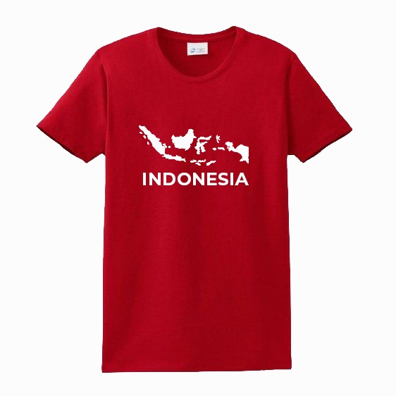 Kaos Tema Kemerdekaan // Gambar peta indonesia // dirgahayu INDONESIA // HUT RI 79 THN.