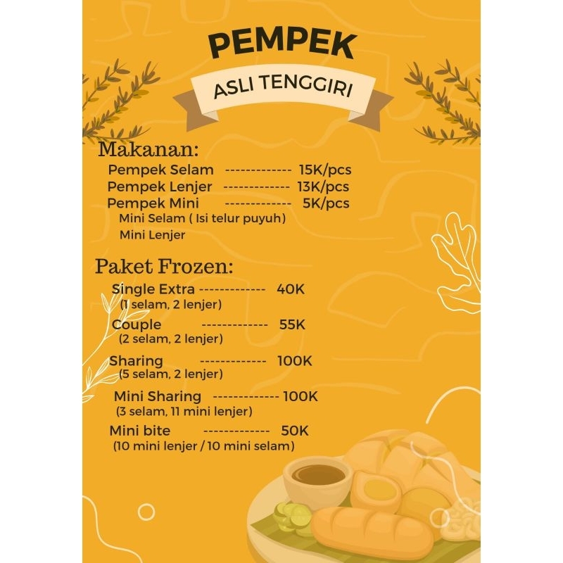 

pempek asli tenggiri (paket frozen)