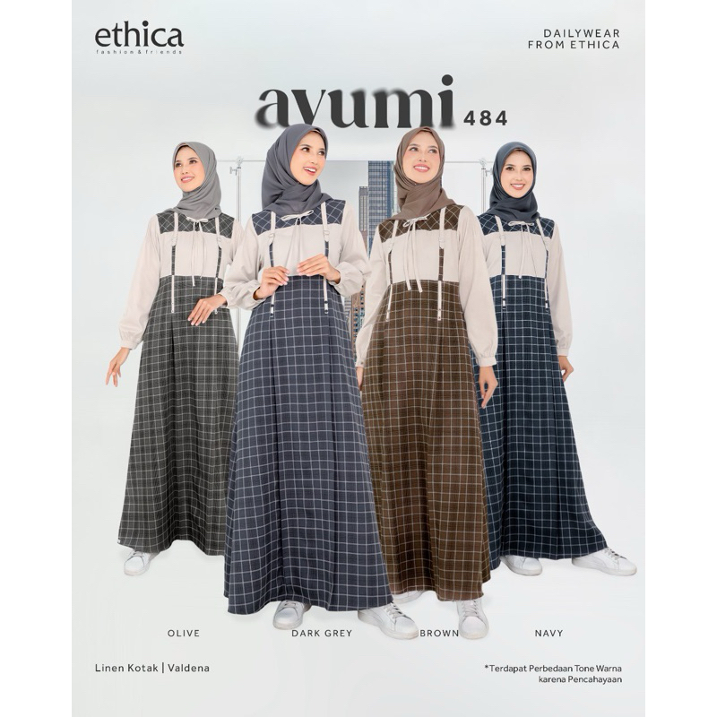 Gamis Ethica Terbaru 2024 Ayumi 484 Series