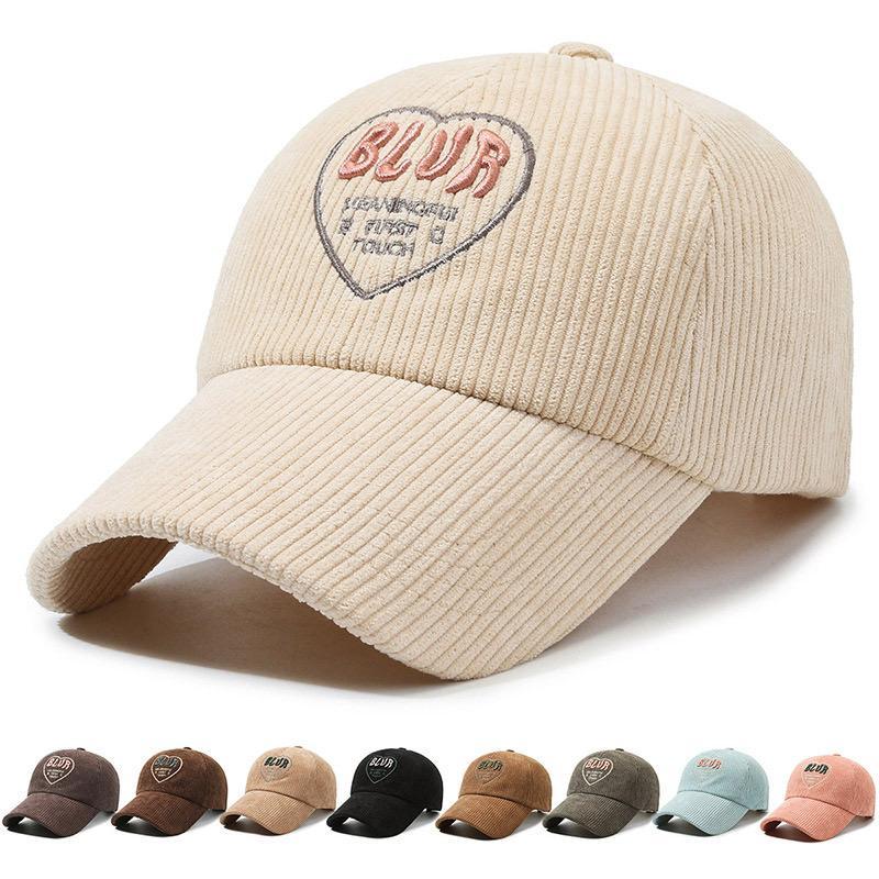 TOPI BASEBALL CORDUROY BASEBALL CAPS BORDIR IMPORT TERLARIS