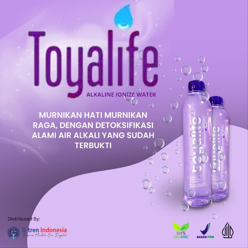 

Toyalife 1 Botol Air Alkali Ionisasi Kesehatan Untuk Diabetes Kolesterol Asam Urat Dll