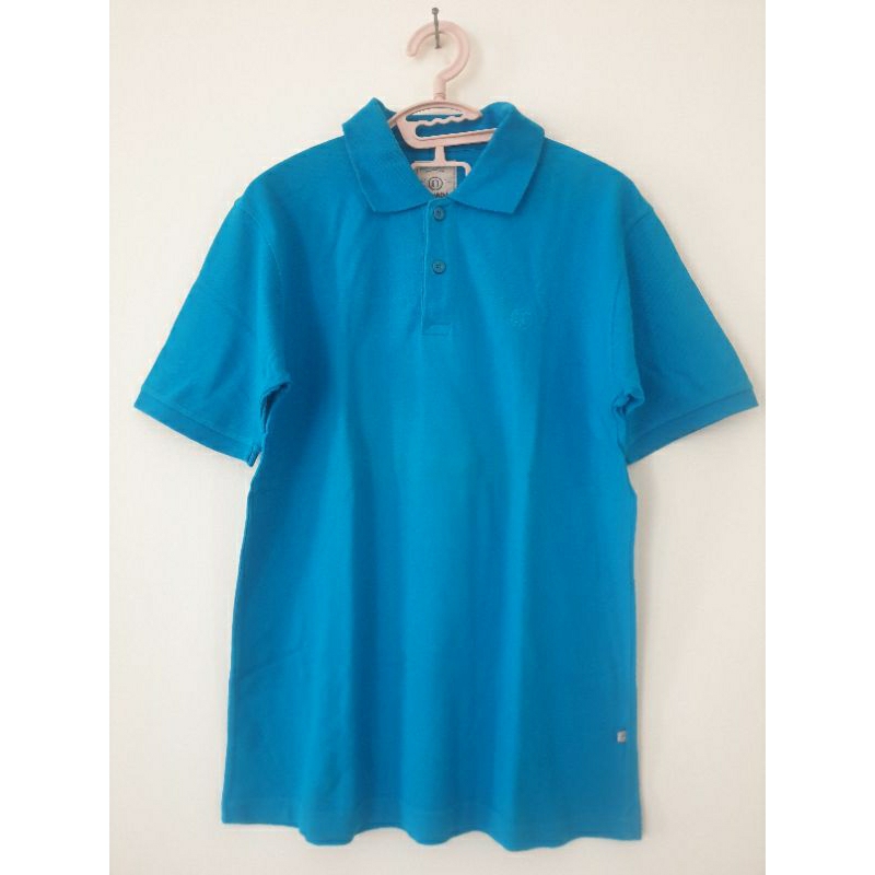 (Preloved) Kaos NEVADA Biru Lengan Panjang