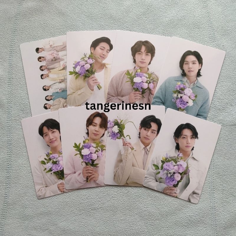 Photocard pc mpc bangtan bts army membership gift namjoon rm seokjin jin yoongi suga hoseok jhope ji