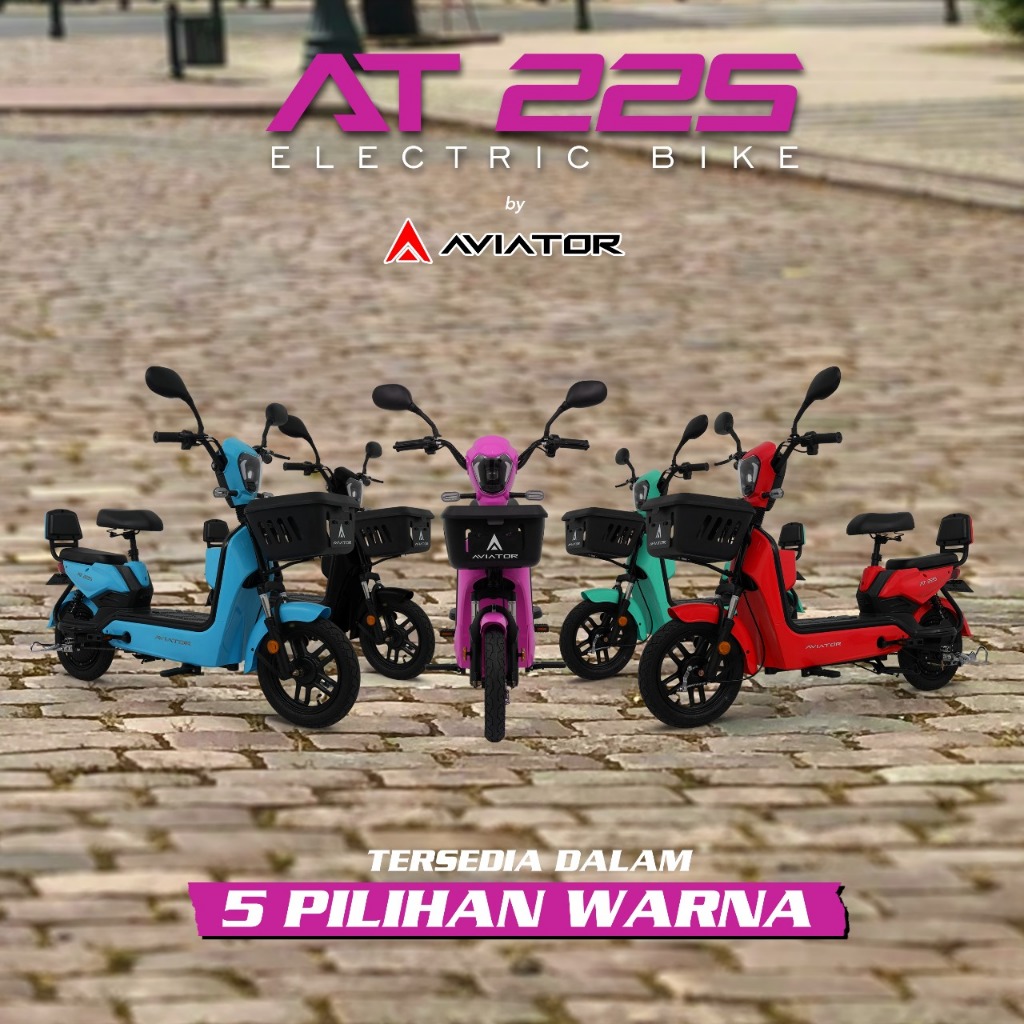 Sepeda listrik AVIATOR Model EXOTIC  Sepeda Motor Model terbaru