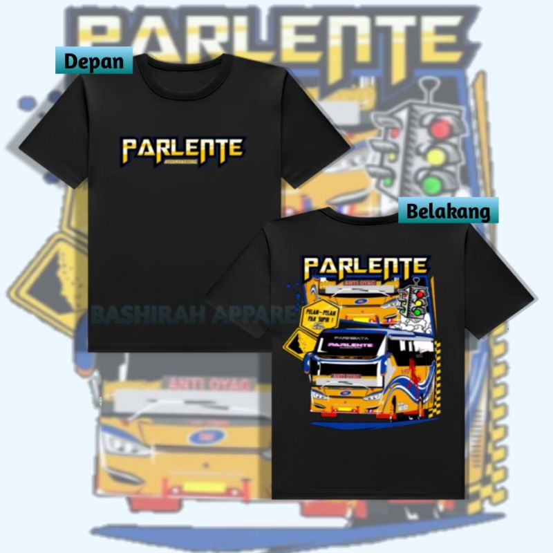 Kaos Anak Bis Telolet Parlente/Baju Anak Bis Basuri Kekinian