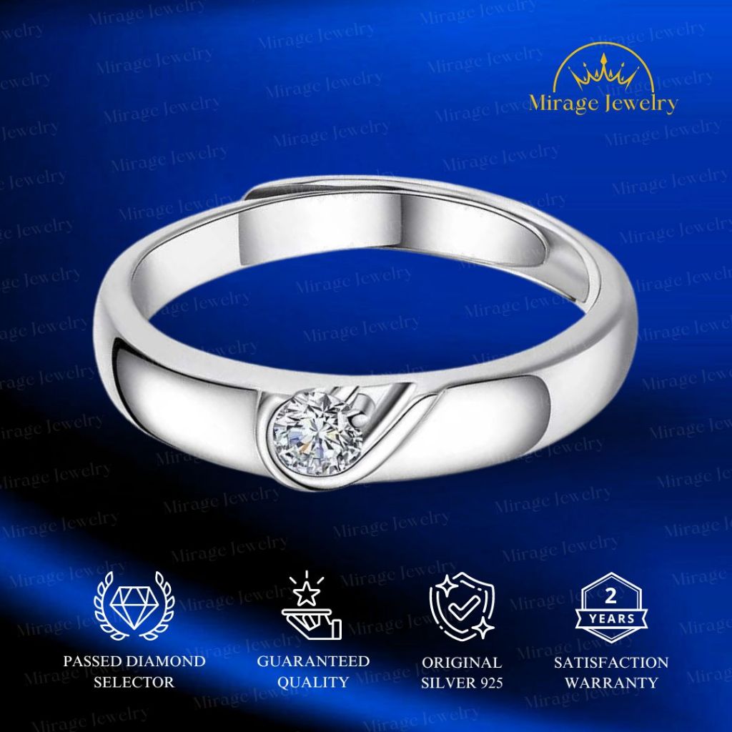 Mirage Jewelry - Cincin Pria Adjustable Ring Fashion Jewelry Premium Aksesoris Perhiasan High Qualit