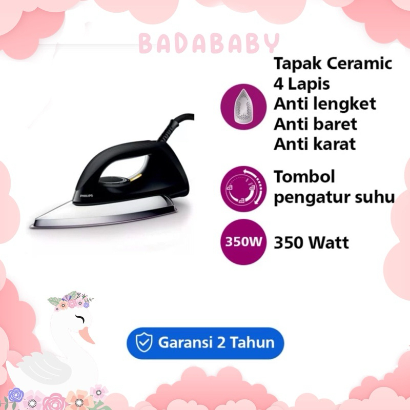 PHILIPS SETRIKA LISTRIK HD1173 SETRIKA PHILIPS MURAH