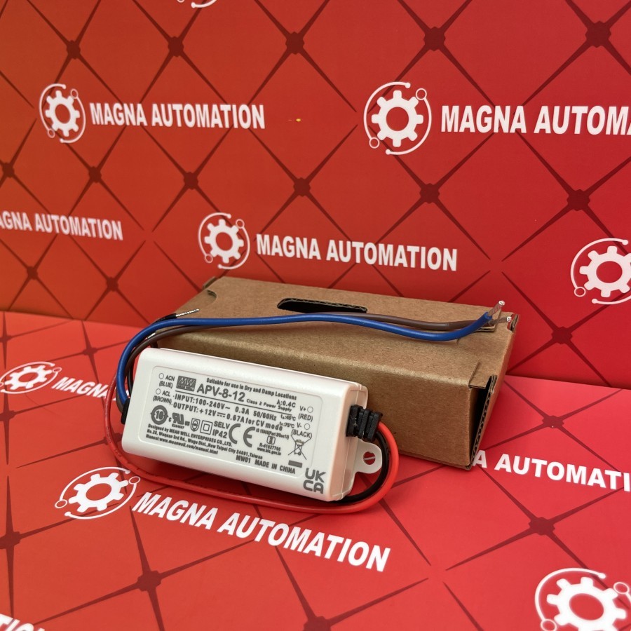 POWER SUPPLY LED DRIVER MEANWELL APV-8-12 APV-8-24 MEANWELL 8watt 12V