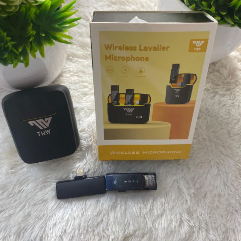 MIKROPHONE WIRELESS MIC WIRELESS CLIP ON MICROPHONE TNW A8 PRO