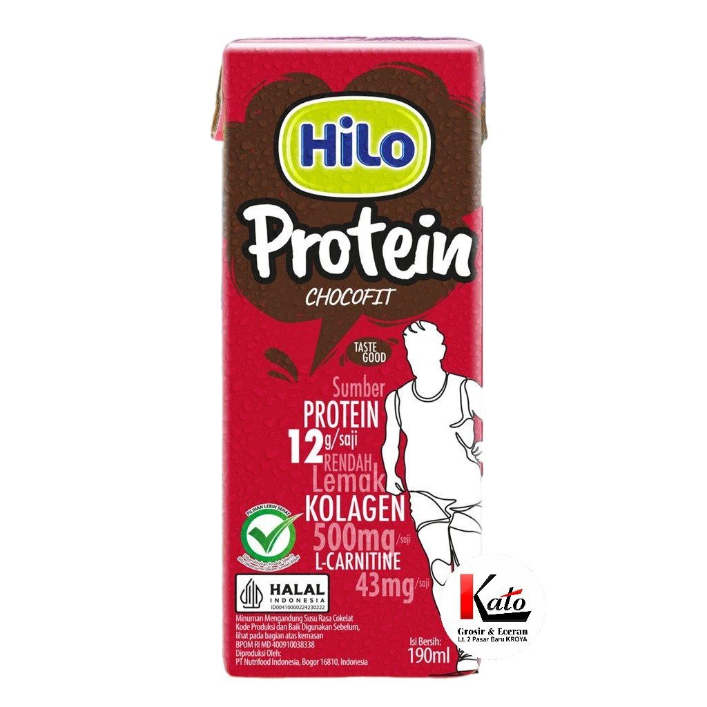 

HiLo Protein Chocofit Susu Cair Kotak 190 ml