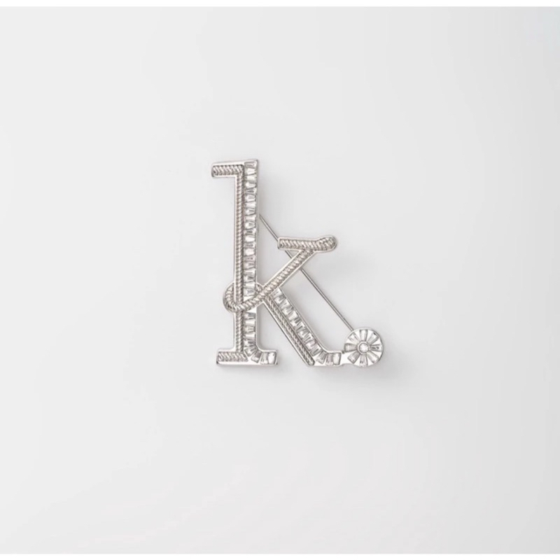 PRELOVED KAMI BROOCH K KAMIIDEA - SILVER