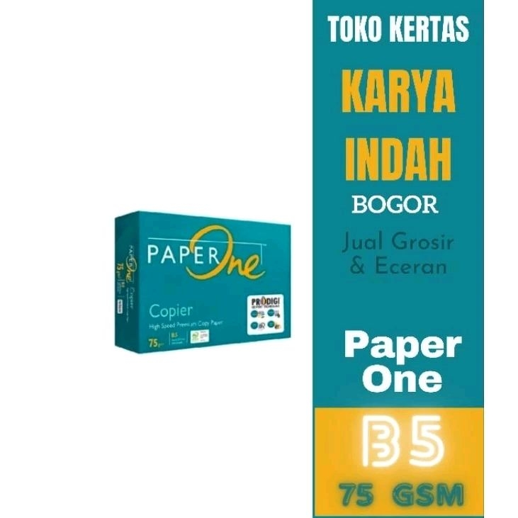 

Promo PaperOne 75 GSM B5 Kertas Paper