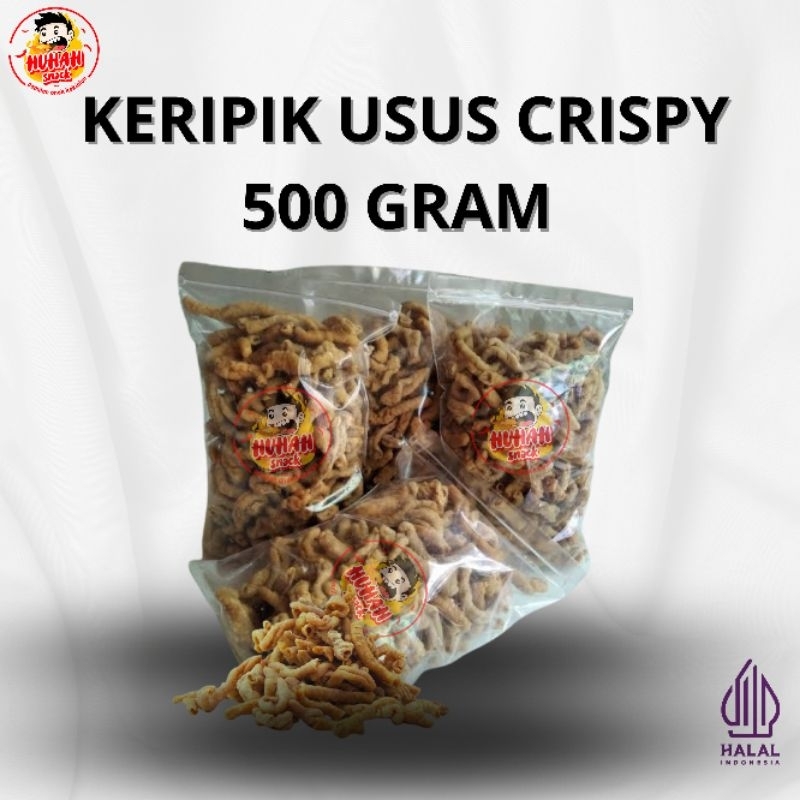 

KERIPIK USUS RASA ORIGINAL KEMASAN 500 GRAM MURAH huhah snack