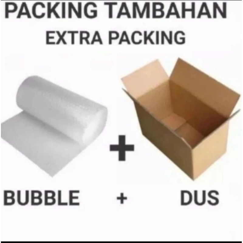 

PACKINGAN EXTRA BUBBLE WRAP DAN DUS