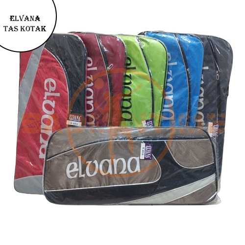 Elvana Gendong Tas Raket Ransel Kotak Bulutangkis / Olahraga Badminton