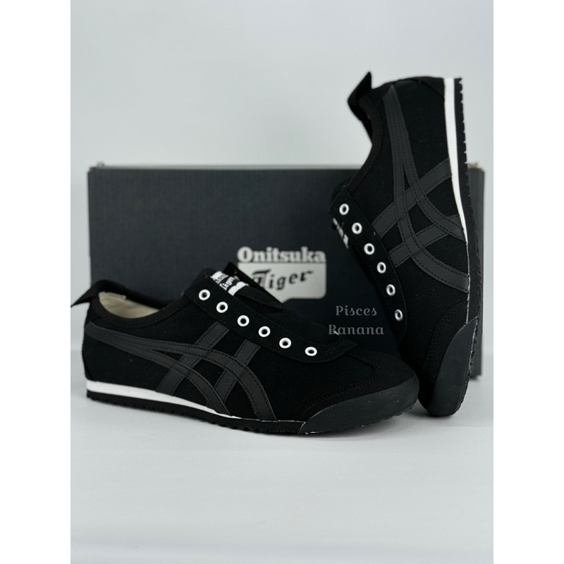 Sepatu ONITSUKA Slip On Triple Black