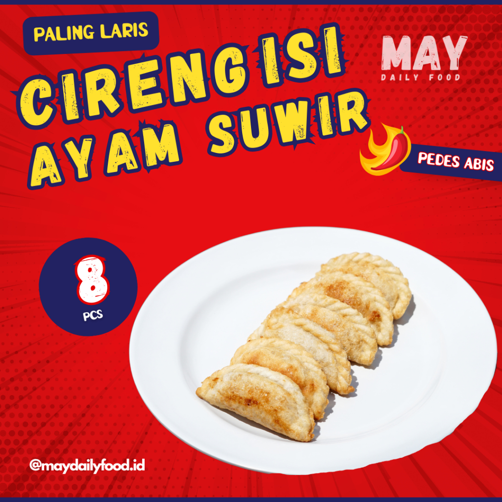 

Cireng Isi Ayam Mercon Pedas Cadas Mantab | May Daily Food