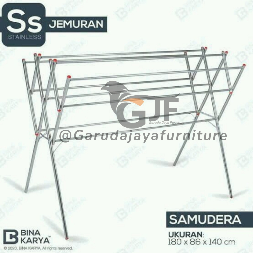 JEMURAN BAJU / JEMURAN PAKAIAN JUMBO PANJANG ALUMINIUM / JEMURAN BAJU BISA DILIPAT